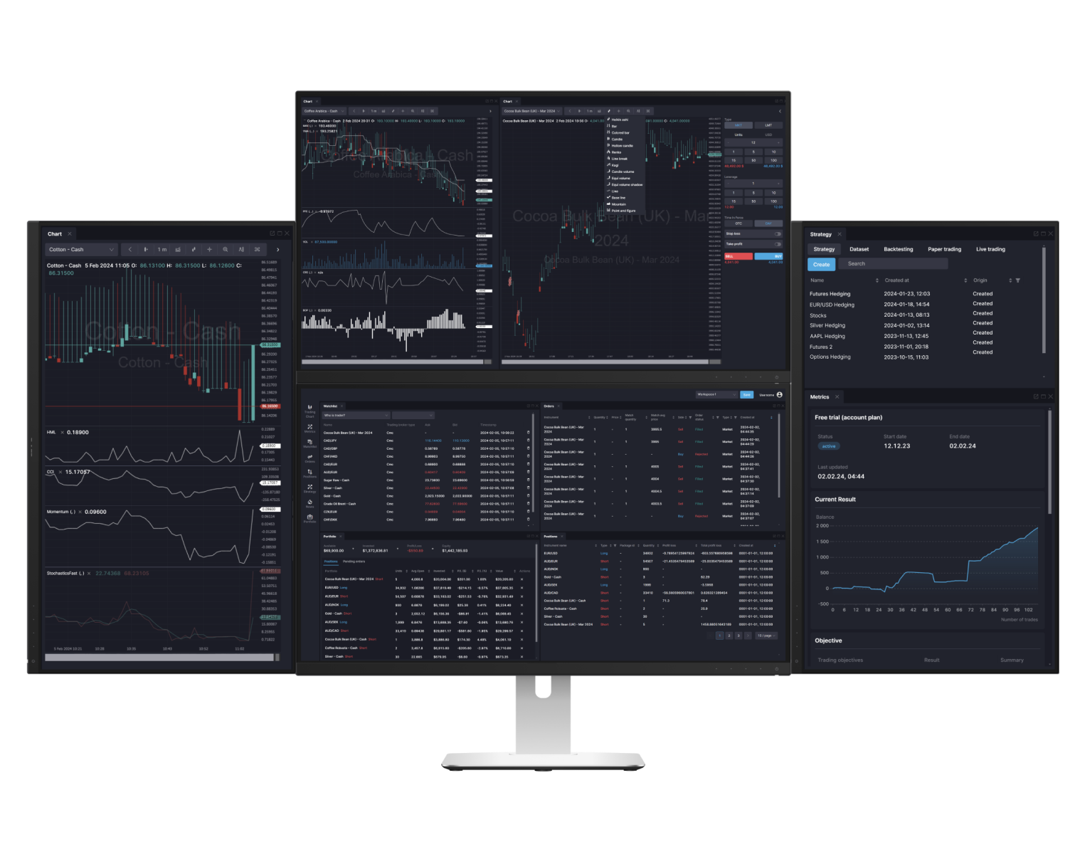 Professional Trading Interface